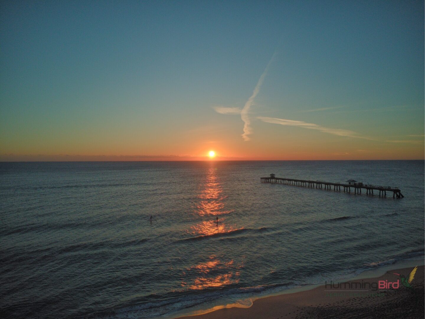 Aerial Photo - Winter Sunrise