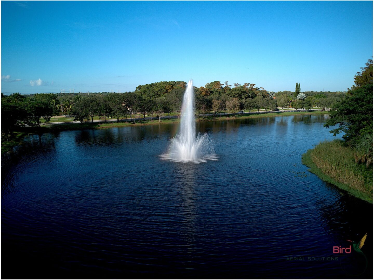 Aerial Photo - Water Fountain